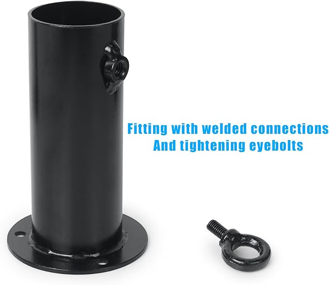 Aoneky 1'' Corner Canopy Fitting Couplers Kit - Fits 3/4" EMT - Frame Carport Connectors (Pack of 6 Foot Pad)