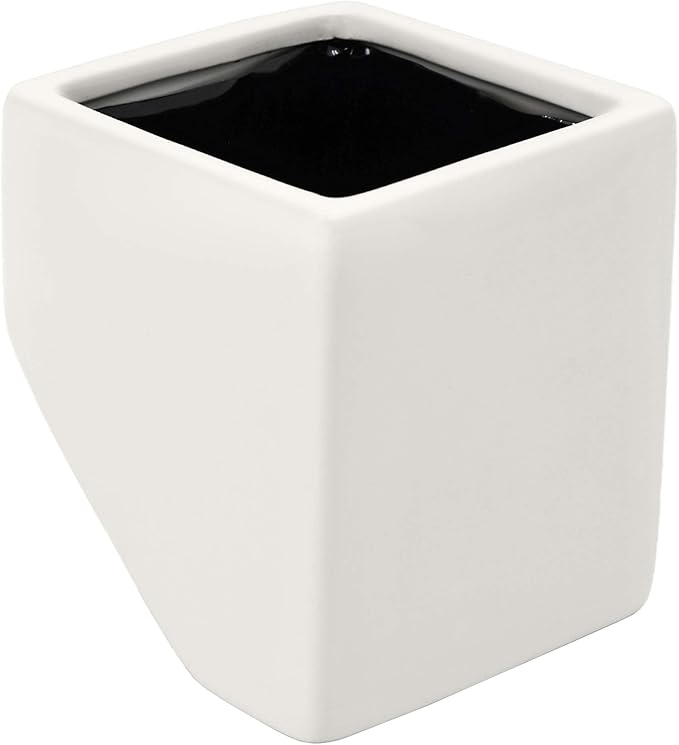 Arcadia Garden Products Small Cube Wall Planter 3-Pack-Matte White
