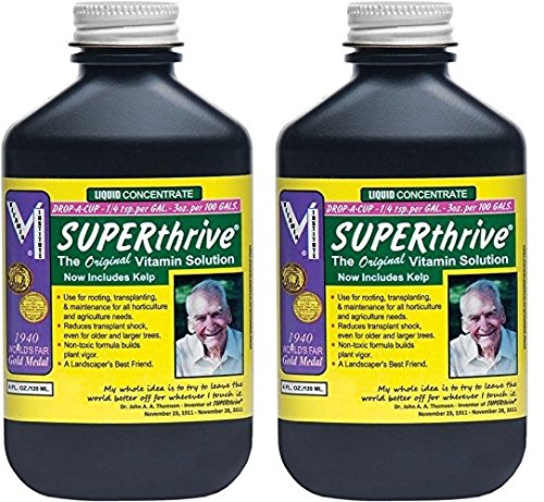 SUPERthrive Original Plant Vitamin Solution with Kelp for All Plants, 4 Oz. - 2 Pack