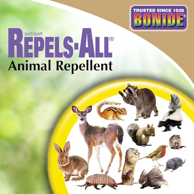 Bonide Repels-All Animal Repellent, 128 oz Ready-to-Use Spray, Deters Pests from Lawn & Garden Outdoors, People & Pet Safe