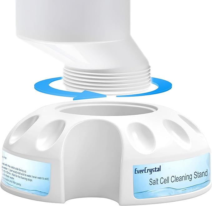 Salt Cell Cleaner, Fits for Hayward Salt Cell Cleaning Stand, Leak-Resistant Cleaner Stand with Built-in O-Ring, Easy Pool Salt Cell Maintenance Tool