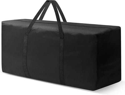 Outdoor Cushion Storage Bags 68 Inch Waterproof Extra-Large Patio Cushion Storage with Zipper & Padded Handle for Patio Furniture Christmas Tree