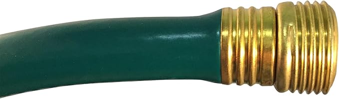Flexon 1/2" x 25ft Light Duty Garden Hose – Lightweight, Flexible, Kink-Resistant, Durable Vinyl, Leak-Proof Couplings, Weather-Resistant Water Hose for Lawn, Garden, and Outdoor Use