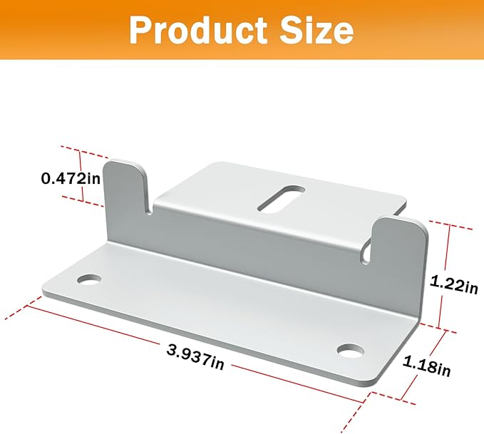 16 Units Solar Panel Mounting Z Brackets Lightweight Aluminum Corrosion,Solar Panel Mounting z Bracket, Supporting for RV, Roof, Boat,Wall and Other Off Gird Roof