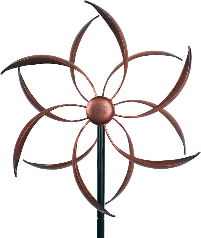 Wind Spinner Outdoor Metal Wind Sculptures for Yard and Garden | 360 Degrees, 63x13 inches
