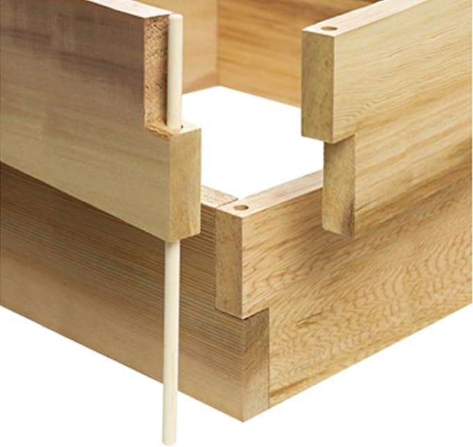 All Things Cedar Raised Garden Box, 2' Square 2-Tier Planter Bed, Western Red Cedar Build