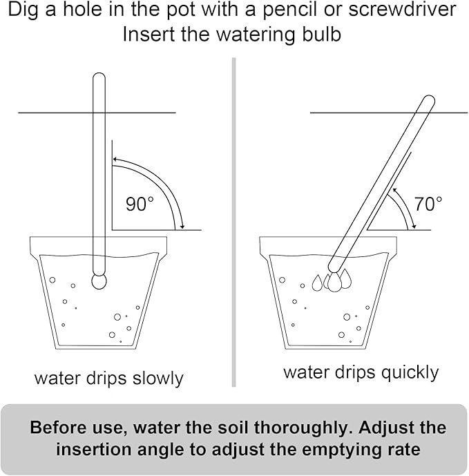 KGCCIZI Self Watering Planter Insert. Plant Watering Devices. Plant Watering Bulbs. 3-PCS Plant Watering Globes. Cactus Shape Self Watering Globes