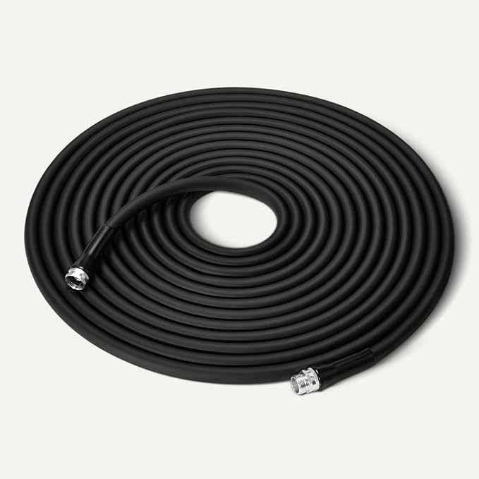 Amazon Basics Garden Hose, 50ft, Heavy-Duty, Crush-Resistant, Tangle-Free