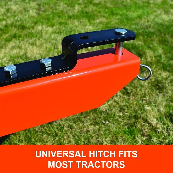 Agri-Fab Tow Behind Poly Dump Swivel Cart for ATV, UTV and Riding Lawn Mowers, 1000 lb Capacity, 17 Cu Ft Utility Trailer