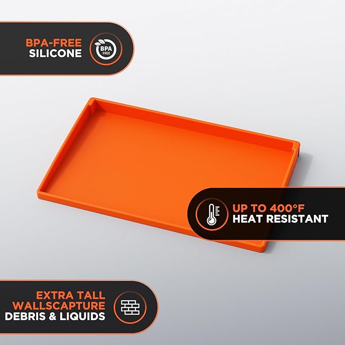 28" Silicone Griddle Mat for Blackstone 28 Inch Grill, Heavy Duty Food Grade Silicone Griddle Cover, Protect Your Grill from Dirt & Rust All Year Round