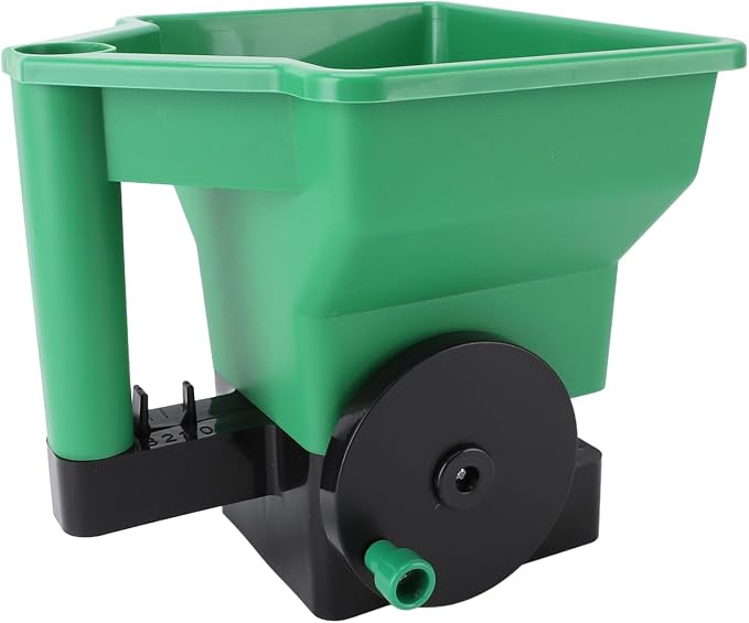 3L Manual Handheld Spreader,Ergonomic Lawn Garden Fertilizer Spreader for Seeds, Salt, Granules Lightweight, Labor Saving Design for Even Distribution