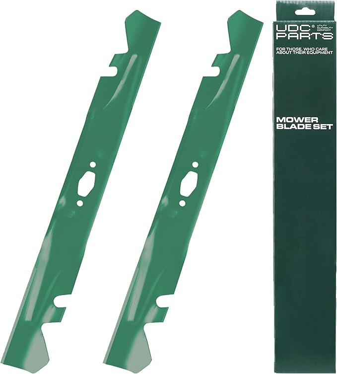 UDC Parts 742P05177A-X S-Shape Mower Blades Replacement for Cub Cadet 42 Inch Ultima ZT1-42 KH FAB ZTS1-42 742-05177 742P05177 Craftsman T2200 Z3200 T2200K Z5200 Riding Mower/2 Pack Gator Mulching