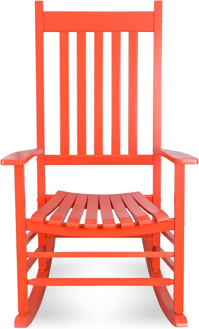Shine Company Vermont Porch Rocker – Tuscan Orange