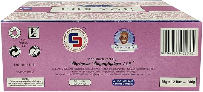 for You Incense Sticks and Incense Stick Holder Bundle Insence Insense Satya Incense