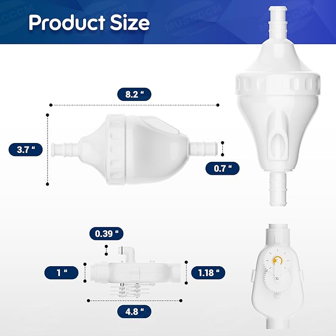 G52 Backup Valve Replacement Kit for Polaris Pool Cleaner Parts,Completely Upgraded Internal Structure with 180 280 380 480 3900 Pool Cleaner