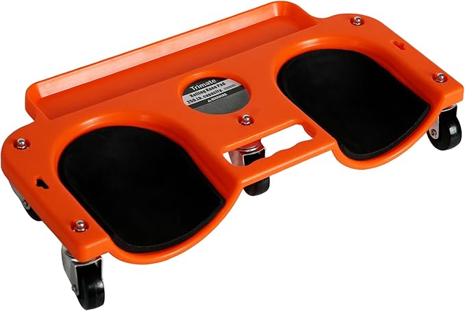 Rolling Knee Creeper - Floor Kneeling Pads, 360 Swivel Castors, Built-in Tool Tray, Foam Cushion, Home-Workshop-Garage-Auto Repair Accessory