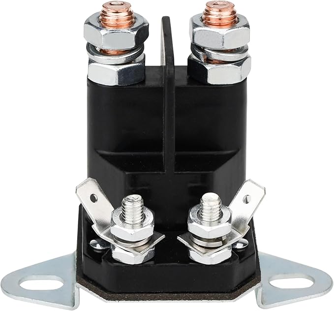 117-1197 Starter Solenoid for Toro Timecutter ss5000 z4200 ss4225 ss4235 Exmark Zero Turn Lawn Mower, Replace Part #784-1221-210 104-3189 E513075 1-513075 212655 28-4210 47-1910