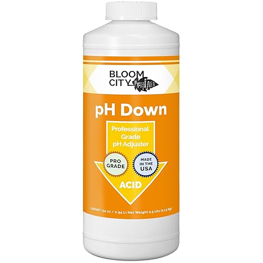 Bloom City pH Down – Liquid pH Adjuster, 32 oz