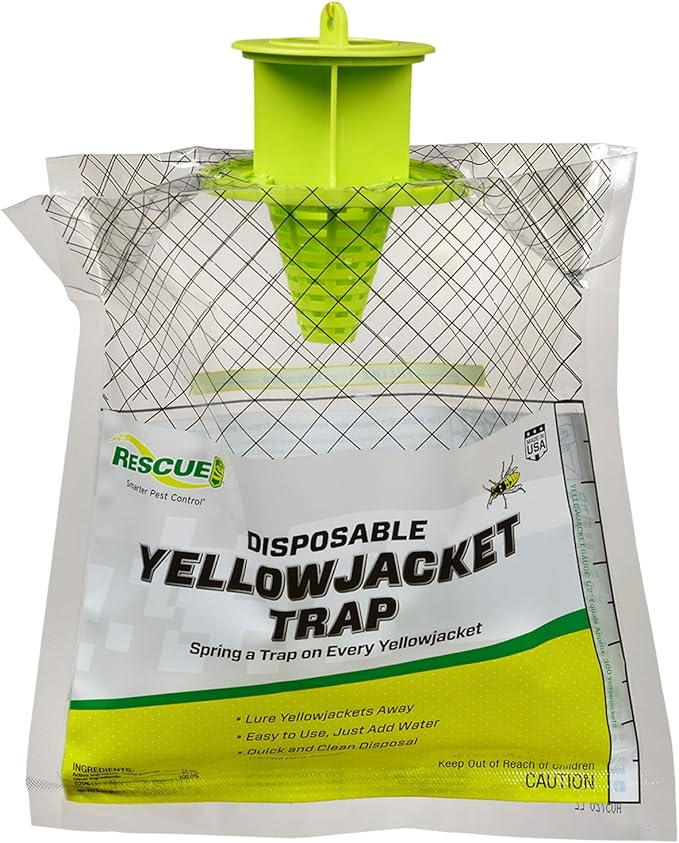 RESCUE! Disposable Summer Yellowjacket Trap - Central & Eastern Formula - 6 Traps