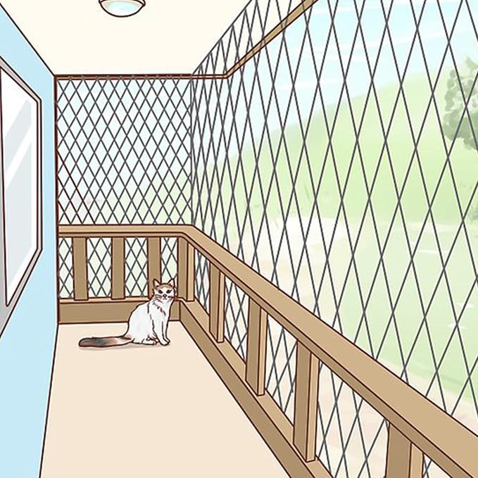 POYEE 50x50ft Bird Netting for Chicken Coop, 1 inch Mesh, Heavy Duty, Hawk Proof, Garden Protection, Fruit Tree Netting Against Squirrels Deer