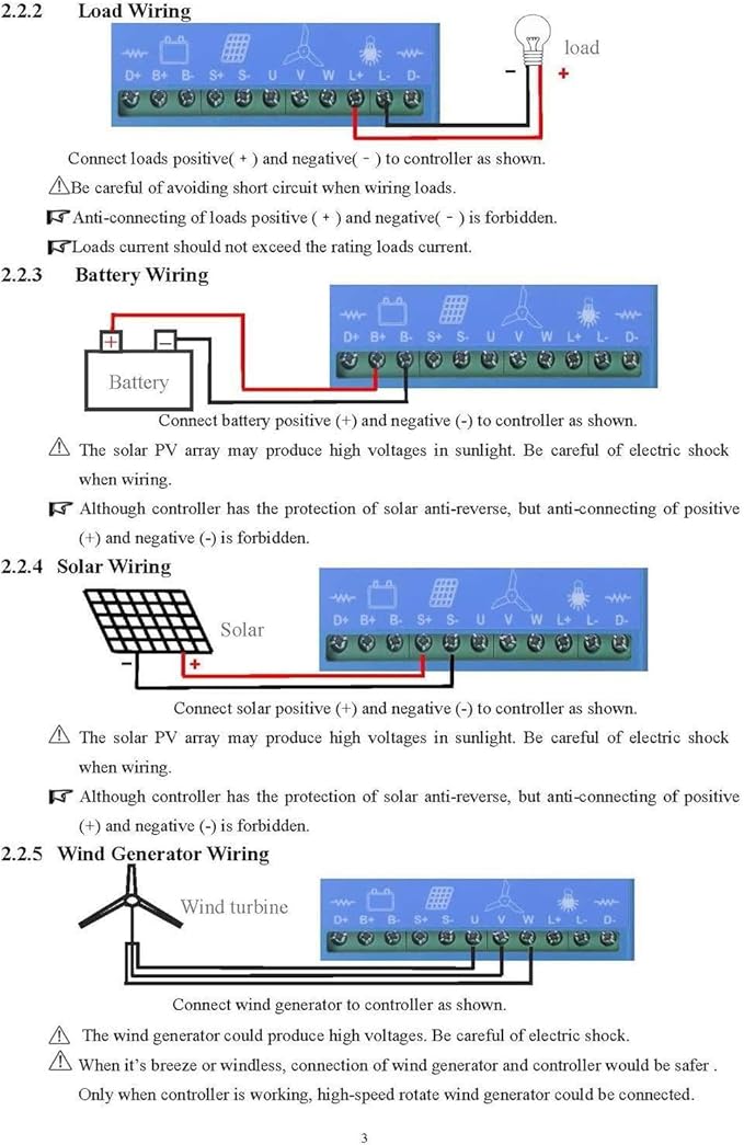 15000W Wind Solar Hybrid Charge Controller - 24V/48V Auto, MPPT Boost Charge Regulator with LCD Display and Dump Load ,24V/48V