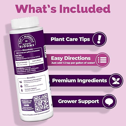 Bloom Fertilizer – Liquid Plant Food for More Blooms, Bigger Flowers & Stronger Bud Development, 8 oz