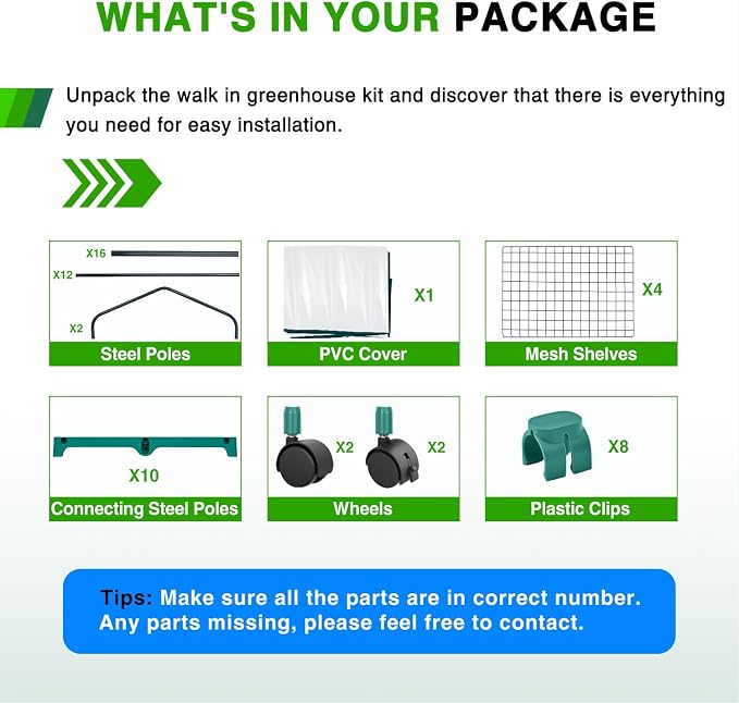 Yesker Mini Greenhouse 27"x20"x63" Portable Indoor /Outdoor Small Green House with 4 Tier 4 Shelves Wheels Transparent PVC Cover Compact Greenhouse Kit for Winter Gardening Balcony Patio Backyard