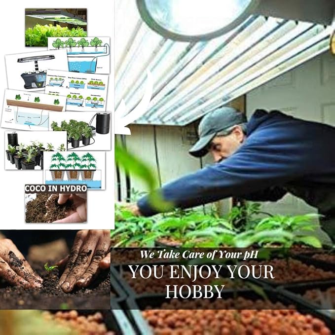 Standard Hydroponics pH Up and Down Kit - 10 Ounce Bottle pH Adjuster for Hydroponic Systems, Coco Coir Even Soil.