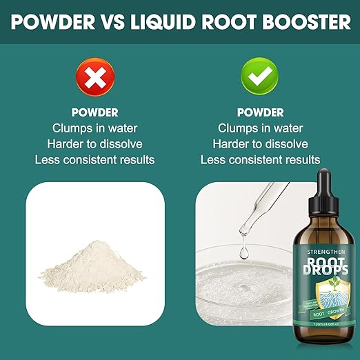 IBA Rooting Hormone for Cuttings – Liquid Root Stimulator for Fast Root Growth in Water, Soil, Moss & LECA | for Houseplants Like Pothos, Monstera (4.06 oz)