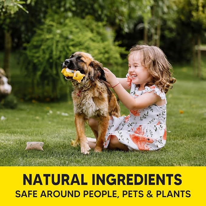 fcesiweg Deer Repellent Outdoor, Rabbit and Deer Repellent for Plants, Rabbit Repellent Outdoor, Bunny Repellent, Deer Away, Keep Deer & Rabbit Out of Yards, 90 Days Protection, 8 Packs