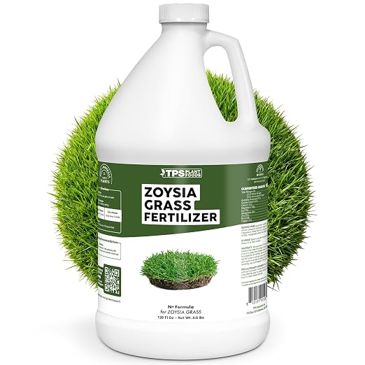 Zoysia Grass Fertilizer – Liquid Lawn Food for Dense Turf, Rich Green Color & Strong Root Development, 1 Gallon