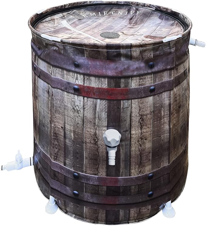 Rain Barrel Anti-Collapse Collapsible Rainwater Collection System,Portable Water Storage Tank,Garden Water Catcher