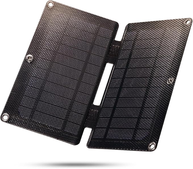 Raddy SP4 4W Portable Solar Panel, 5V 0.8A Foldable Solar Panels Emergency Kit for Outdoor, Compatible with All Weather Radios SW10 SH-905 SW5 SL10