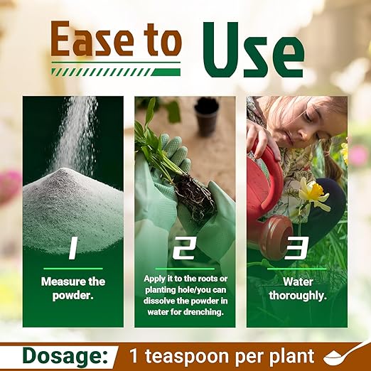 Dr. Raifya's Mycorrhizal Fungi Inoculant, 10X Concentrated, Up to 700 Plants–Organic Root Stimulator to Strengthen Roots, Enhance Growth & Increase Yield, Safe for Vegetables, Flowers & Fruits, 2.2lb