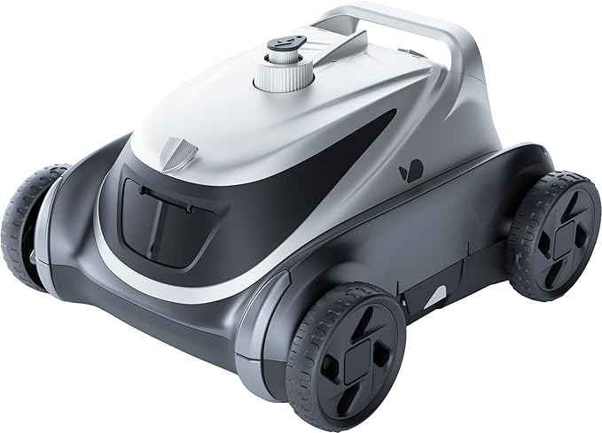 (2026 Upgrade) BUBLUE B10P Cordless Pool Vacuum for Above Ground Pool, 140-Min Runtime, Self-Parking Robotic Pool Cleaner with Bluehole Suction, DirtLock 2.0, Dual Motors for Pools Up to 1,076 Sq.Ft