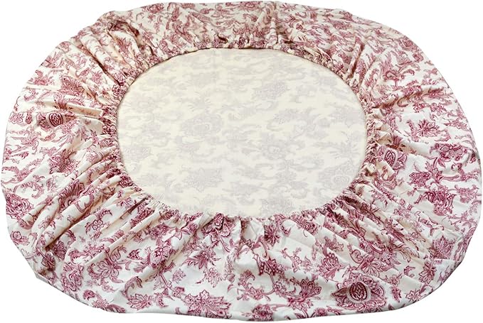 FADFAY Red Floral Bedding Elegant Bed Sheets Set Luxury Bedding Collections 800 Thread Count 100% Egyptian Cotton Deep Pocket Fitted Sheet,4 Piece-Full Size