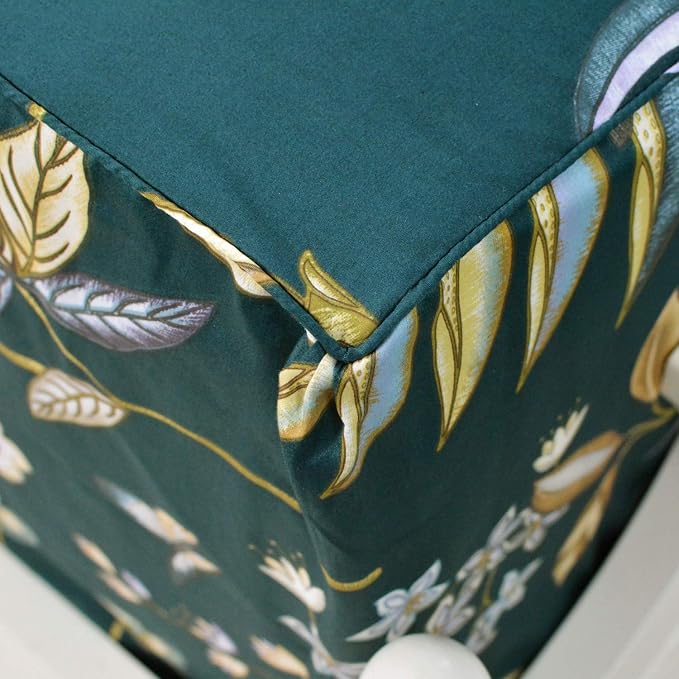 FADFAY Sheets Set Full Teal Elegant Floral Bedding Tropical Plam Leave Sunflower Bedding 800 Thread Count Luxury Summer Set 100% Egyptian Cotton Deep Pocket Bed Sheets Set, 4 Pieces-Full Size