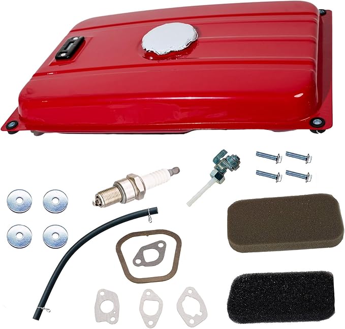 JJing Universal 5 Gallon Generator Gas Fuel Tank Compatible with Honda EC2500 Predator Champion ETQ Duromax Wen Power Homelite Husky and More 3200 3250 3500 3600 3750 4000 4375 4750 Generators