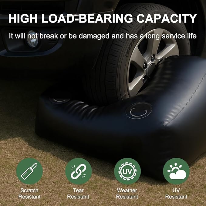 65 Gallon Water Bladder, 1000D PVC Foldable Portable Water Tank, Black Large Capacity Water Bag Container for Camping, Garden, Agricultural Irrigation, Drought Resistance, Emergency Supply
