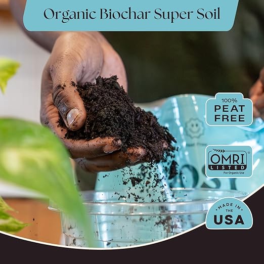 Rosy Soil Plant Food (4 qts) + Indoor Potting Soil (8 qts) - Microbially Active Fertilizer for Houseplants, Herbs, Flowers - Peat Free Potting Soil Mix for Indoor Plants