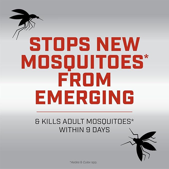 Ortho Home Defense Mosquito Kill and Prevent - Controls Mosquitoes and Larvae, Silent, Easy-to-Use, Mosquito Killer Protects up to 4,300 sq. ft., 1 Station & 2 Bands for 2 Months Protection