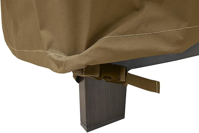 Patio Stackable Chairs Cover - Durable and Waterproof Large Outdoor Stacking Chairs Cover, Fits Stack of up to 8 Chairs