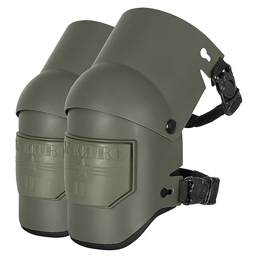 Sellstrom Ultra Flex KneePro Professional Knee Pads for Men & Women with Thick Foam Cushioning & Heavy Duty Hard Outer Shell - Adjustable Straps with Speed-Clips & Ergonomic Metal Hinges - for Construction Work, Gardening, Roofing, Flooring