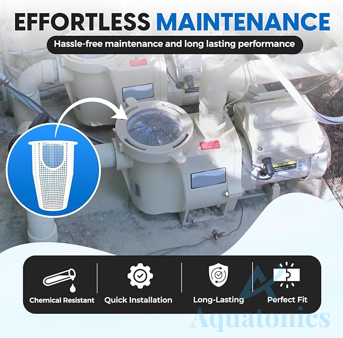 Replacement 070387 Pump Basket for Whisperflo - Intelliflo Pool Pumps - Heavy-Duty Strainer Basket Compatible with 070387Z, B-199, 91110040, 310-3210 - Pool Filter Basket with 1-Year Warranty