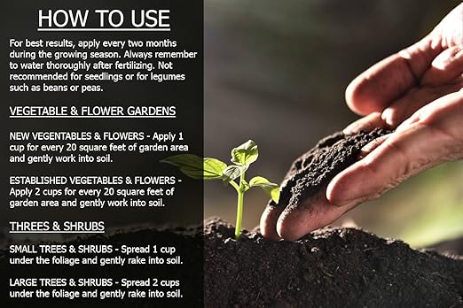 𝐁𝐄𝐒𝐓𝐒𝐄𝐋𝐋𝐄𝐑 Organic Blood Meal Fertilizer by Gardenera - 12-0-0 NPK - All-Natural Plant Food Source of Nitrogen for Organic Gardening, Flowers, Vegetables, Trees & Shrubs - 4 QUARTS