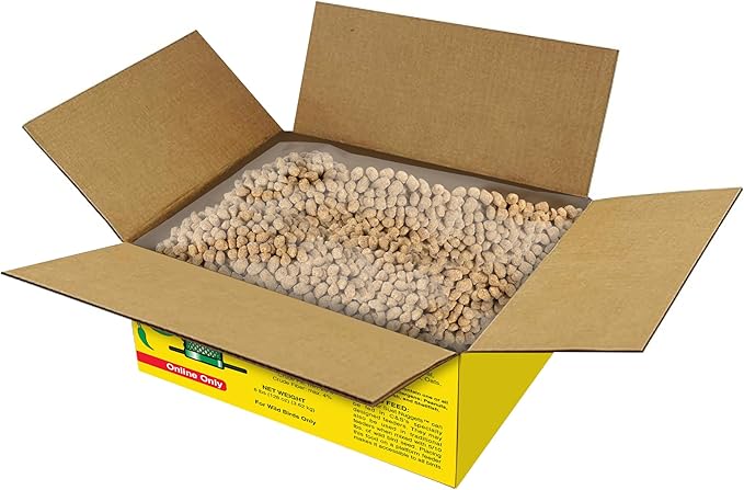C&S Sunflower Suet Nuggets, Wild Birds Food For Woodpeckers, Chickadees, Nuthatches, and More, 8 Pounds