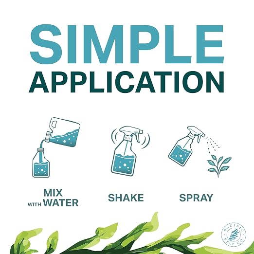 Organic Liquid Kelp Plant Supplement- Seaweed Extract Concentrated Fertilizer Booster, OMRI Listed - Boosts Roots, Growth & Blooms for Gardens, Lawns, Veggies, Hydro & All Plants