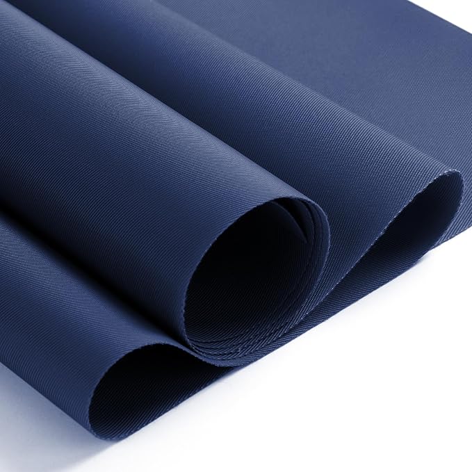 Nylon Fabric, 58" W 420D Waterproof Fabric 8 Yard Ripstop Nylon Material Outdoor Upholstery Twill Sewing Material for Patio Chair, Lining, Cushion, Purse, Tote Bag, Tarp Cover, DIY Project Navy Blue