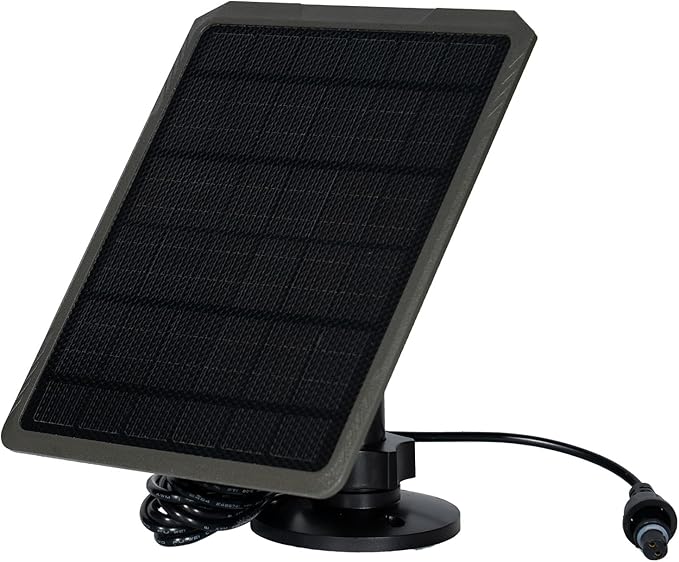 GardePro SP350 3.5W Solar Panel with 5200mAh Battery for Trail Cameras, Compatible with A3S, A3, E5, E5S, E5 2.0, A50, A60, E6, E6 2.0, E8, E8 2.0, X50S, X66 Pro & More