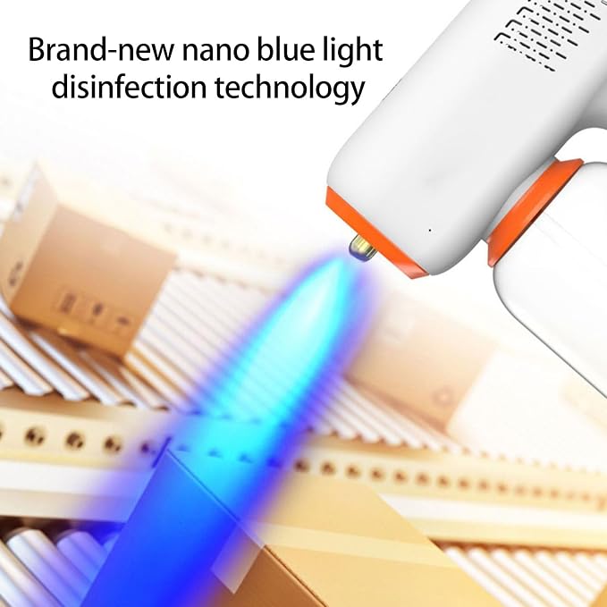 Atomizer Sprayer with Blue Light 1200mAh Rechargeable Handheld Electric Sprays Bottle Guns Adjustable Fogger Machine
